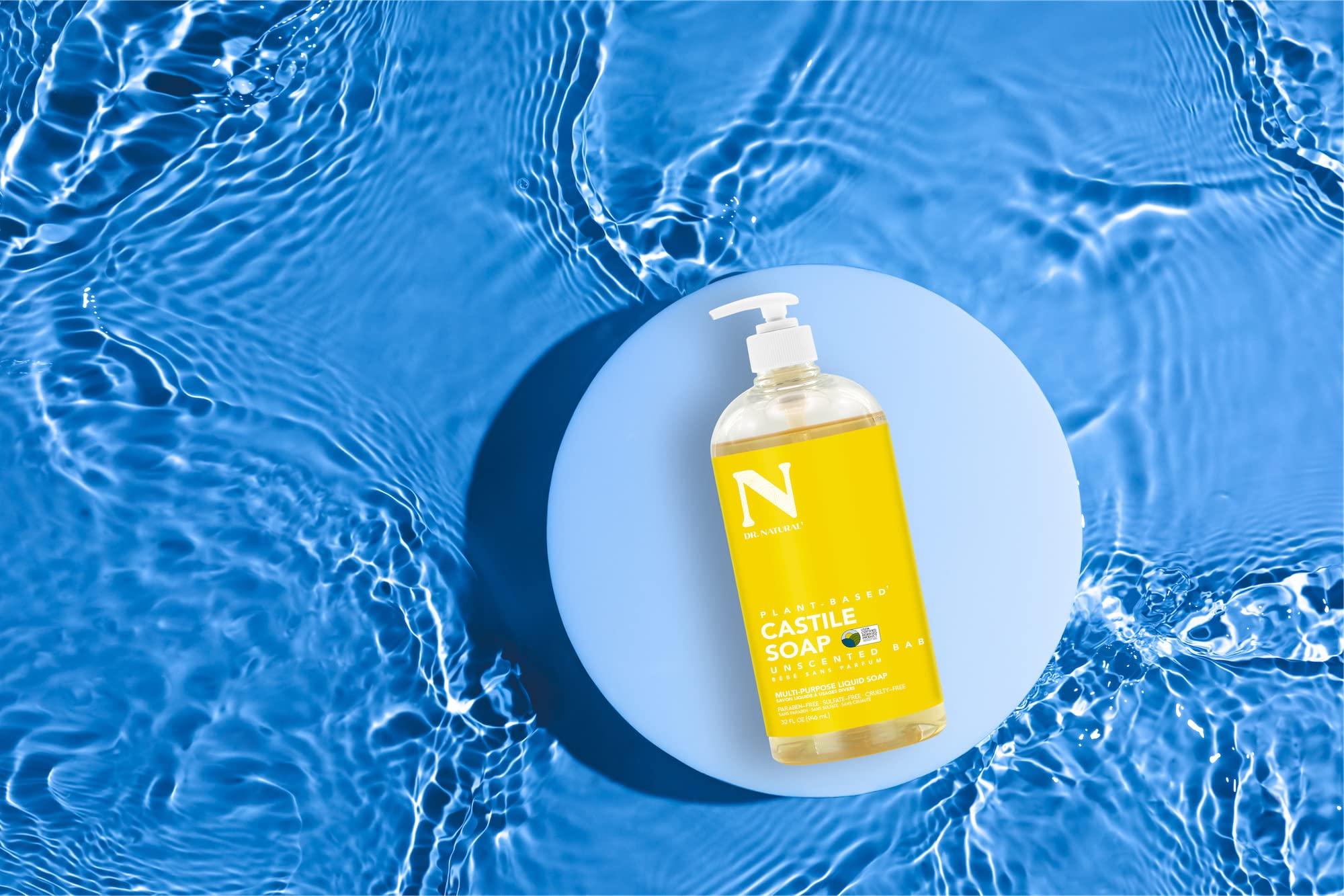 Dr. Natural Dr. Natural Pure Castile Liquid Soap 2-pack (Unscented, 64oz)