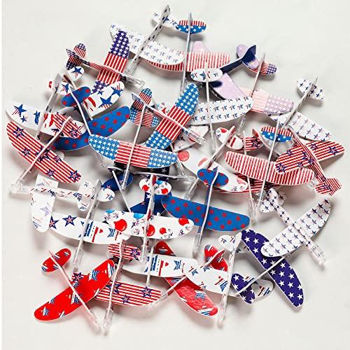 Defemim Defemim 32 Pack Glider Planes for Kids,Foam Glider Plane Toy,Foam Gliders Planes Toys for Kids,16 Designs,for Boys and Girls Birthday Party Favors,Classroom Prizes,party favors kids